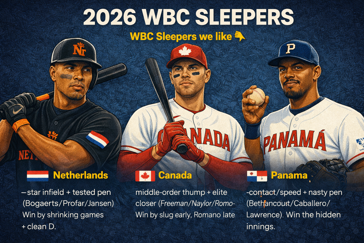 Top 3 Sleepers That Can Wreck Brackets at the 2026 WBC