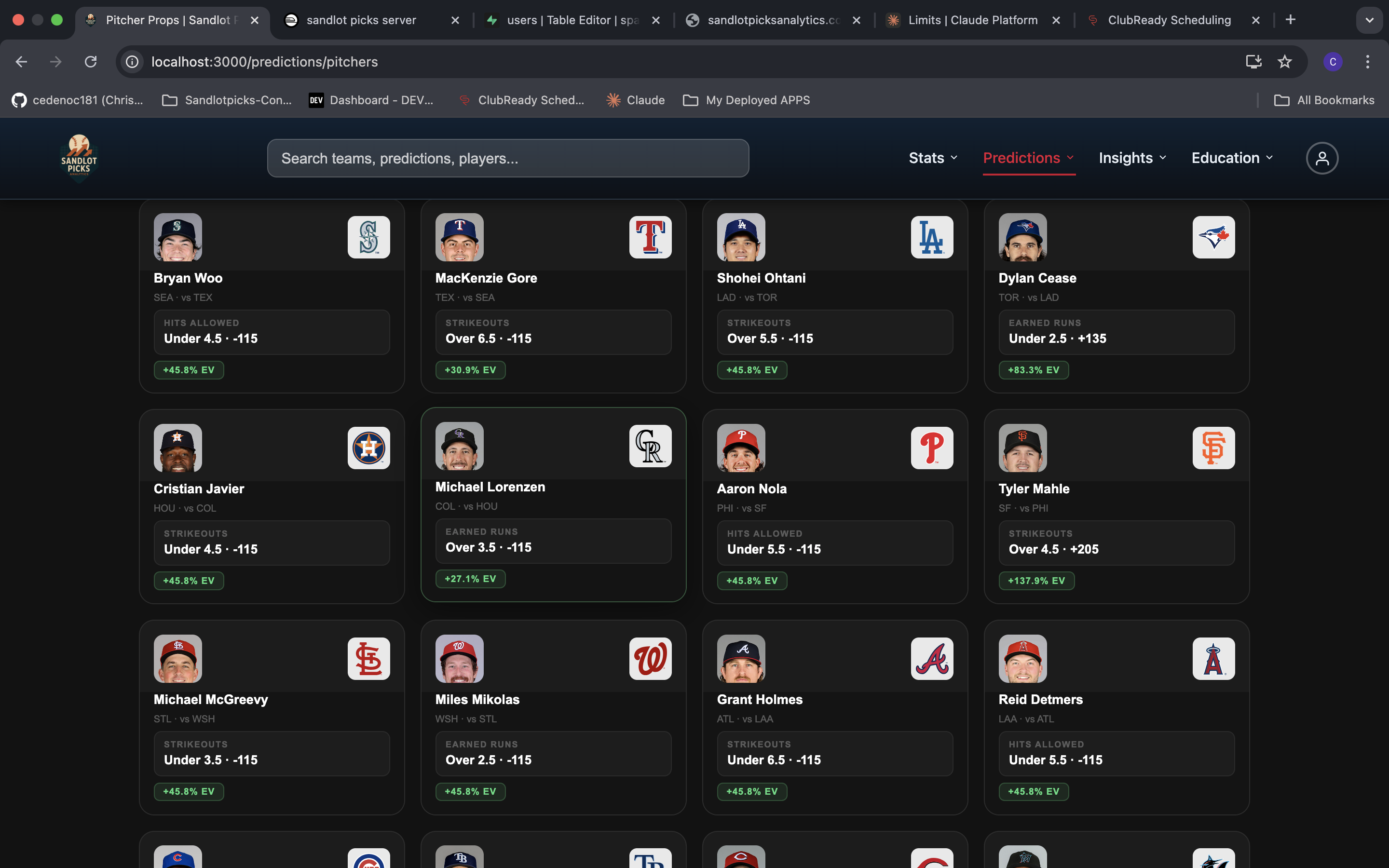 Pitcher Props Preview